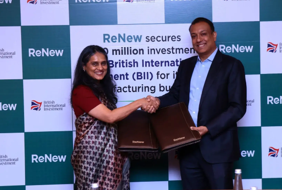 ReNew secures $100 million marquee investment from BII